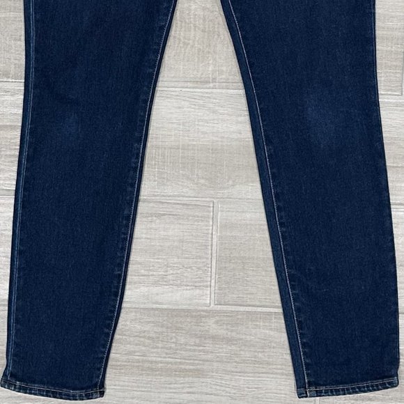 Revolve LE JEAN Vivie Slim Stovepipe Jeans in Frankie Wash Dark Denim Size 29 - Picture 7 of 15